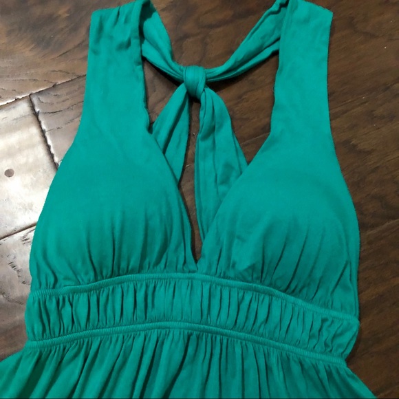 Turquoise knit dress - Picture 2 of 3